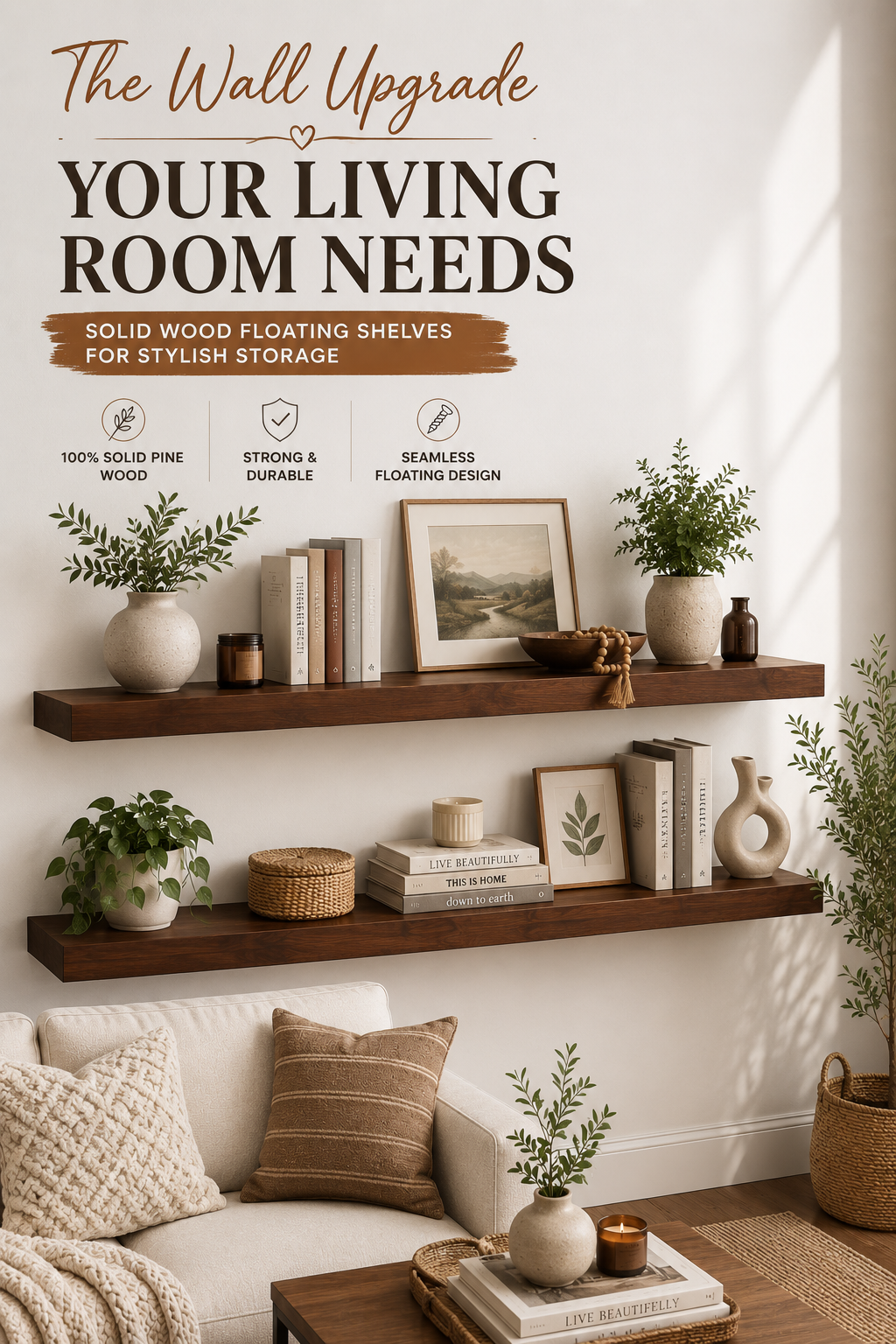 Floating Wall Shelves — home decor find